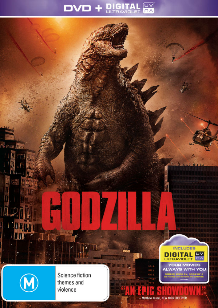 Godzilla DVD Cover – Warners – The Clothesline