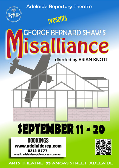 Misalliance at The Arts Theatre - The Clothesline