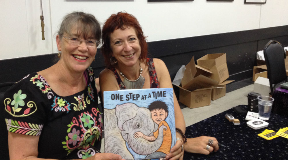 One Step At A Time Authors - Adelaide Fringe 2015 - The Clothesline
