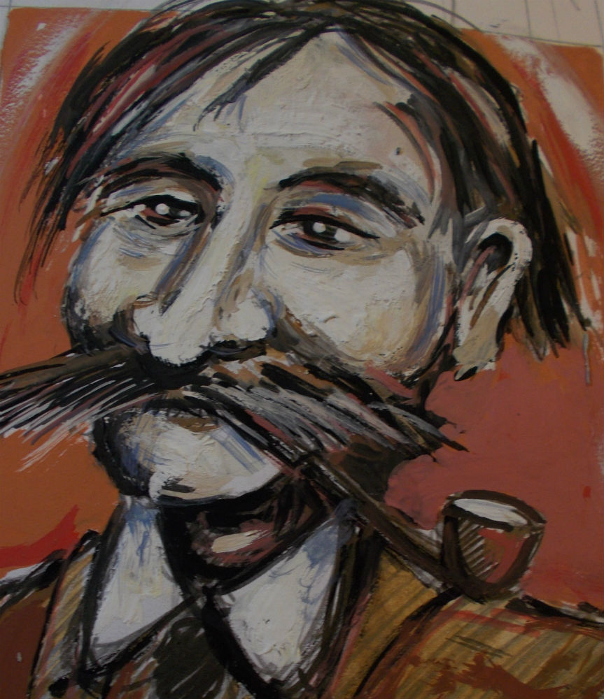 Henry Lawson – Portrait painted by David McCubbin – The Clothesline ...