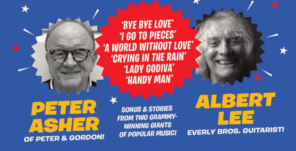 Peter Asher & Albert Lee Perform The Songs Of The Everly Brothers, Buddy Holly, Peter & Gordon And More… @ Trinity Sessions ~ Media Release